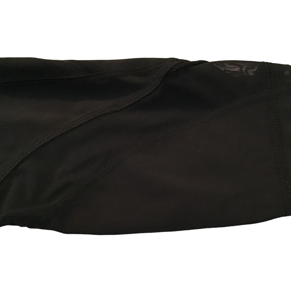 Lululemon Women Size 6 Black Crop Yoga Pants Black Sheer Ankles - Picture 8 of 9